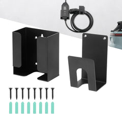 Kit de support de chargeur RamTouch pour véhicule électrique – Organiseur mural (support de boîtier de commande et crochet en J), pour chargeur portable pour véhicule électrique, support métallique robuste