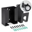 RamTouch Portable EV Charger Holder Kit, Wall-Mount Control Box Holder and EV Cable J-Hook Organizer for Mode 2 EV Chargers, Heavy-Duty Metal Bracket, Matte Black