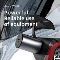 Adaptateur véhicule-charge (V2L) – Adaptateur de décharge V2L pour véhicules électriques – Compatible avec BYD, NETA, MG, Hyundai et KIA | Prise électrique vers secteur