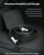 Type 2 EV Charger Extension Cable for Tethered Type 2 Wallboxes, Fixed-Cable EV Chargers and Charging Stations, 7.4 kW / 11 kW / 22 kW