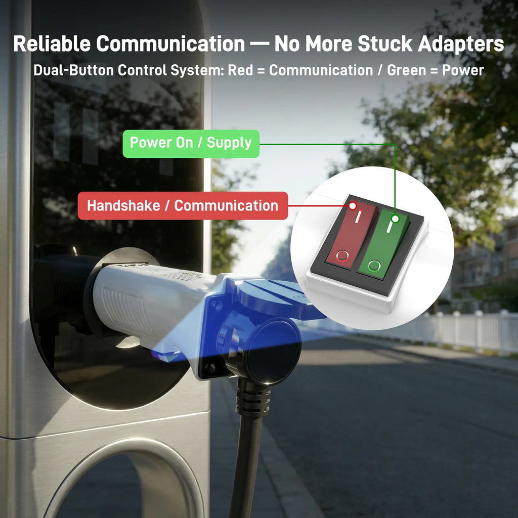 RamTouch Type 2 to Schuko Socket Adapter, 230 V 16 A 3.7 kW, Type 2 Male Plug to Schuko Mains Socket for AC Charging Stations, E-Bikes, E-Scooters, Micro EVs and Portable AC Devices, Not for V2L