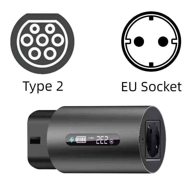 Vehicle-to-Load (V2L) Adapter - EV V2L Discharge Adapter – Compatible with BYD, NETA, MG, Hyundai, KIA | EV to AC Power Socket