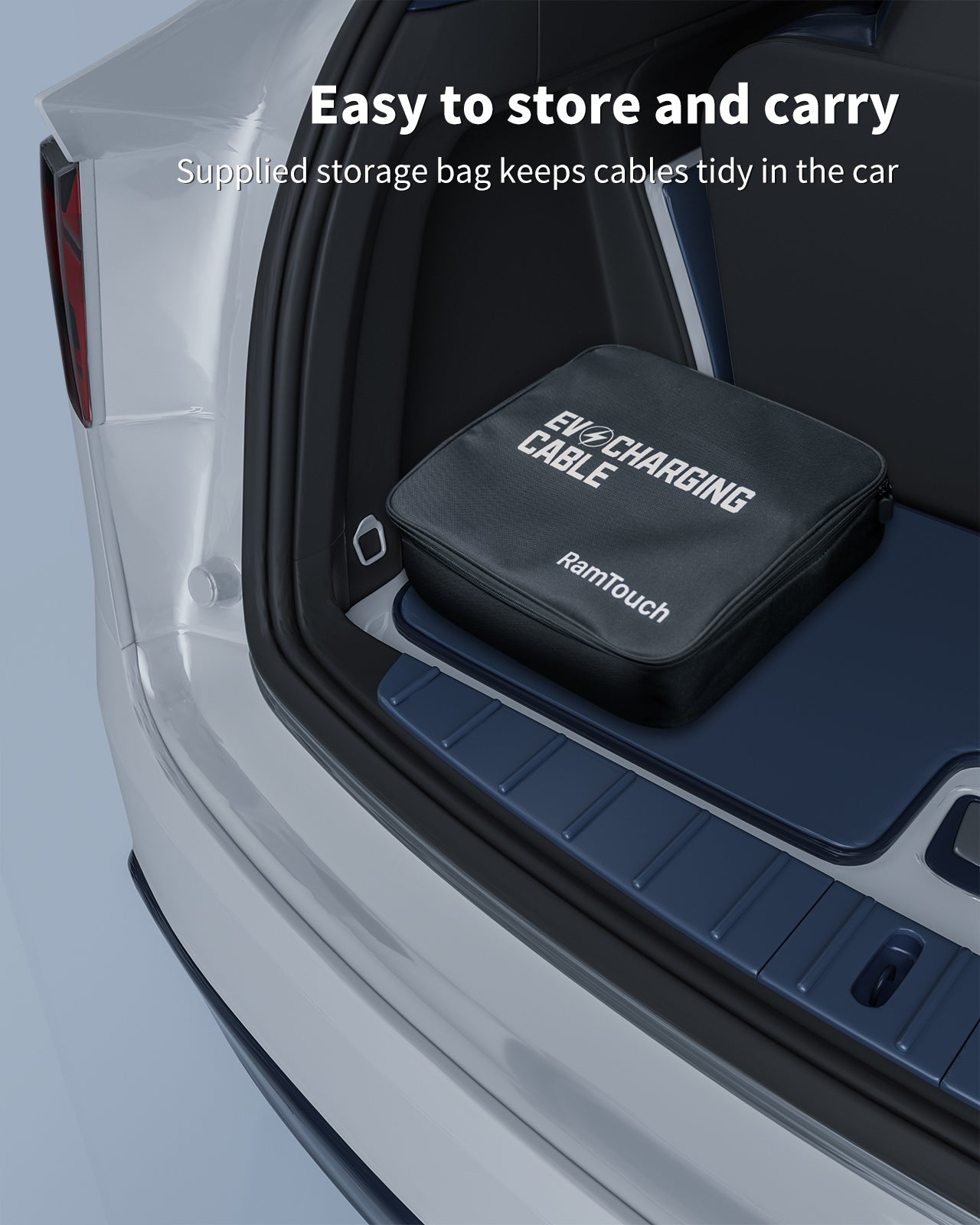 RamTouch®️ EV Charging Cable - 22kW 32A 3-Phase Type 2 to Type 2 - RamTouch EV Chargers. - RamTouch EU